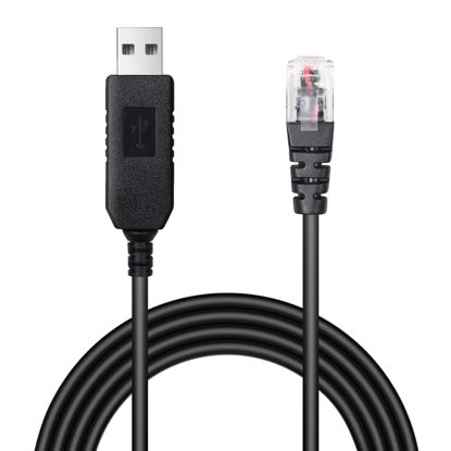 Picture of Sousery 4.92FT USB to RJ11 Plug Cable,Radar Detector Cable Compatible with Escort Uniden Beltronics Radenso XP Cobra Whistler,Replacement Power Cord for Radar Detectors