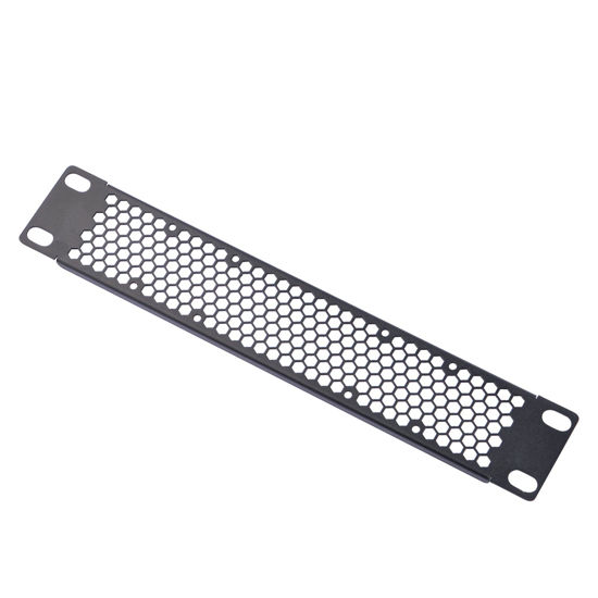 Picture of GeeekPi Vented 1U Blank Panel Metal Rack Mount for DeskPi RackMate T1/T0/T2 and 10 Inch Server Rack/Network Cabinet