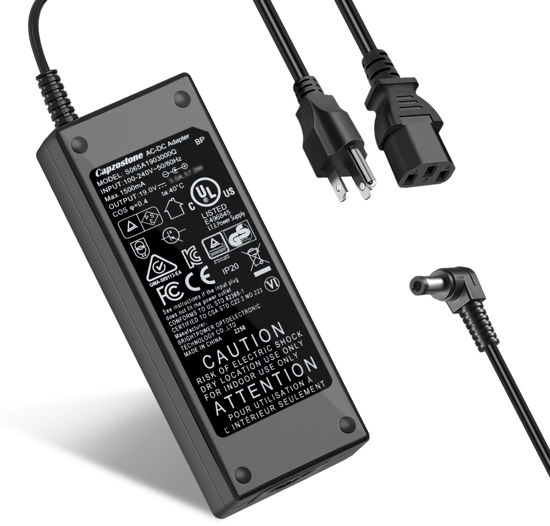 Picture of CapzoStone 19V 65W Power Supply Replacement for Intel NUC 7 6 5 nuc7i5bnk nuc7i5bnh nuc7i7bnh nuc7i3bnk nuc7i3bnh nuc6i5syk nuc6i5syh nuc5i5ryh nuc5i5ryk nuc5i7ryh nuc5i3ryh Mini PC AC Adapter Charger