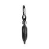 Picture of Jayanes Genuine Leather AirTag Holder Keychain - Compatible with Apple AirTag Keychain Holder, Secure Hidden Air Tag Case Cover Key Ring Chain Fob Accessories - Black