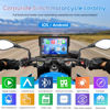 Picture of Carpuride W502B Pro for B.M W Motorcycle CarPlay & Android Auto & Dual Bluetooth, 5" Waterproof GPS Navigation Screen for Motorbike, Music Sharing, Intercom, EQ, Light Sensor, Compass, Barometer