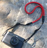 Picture of HITHUT Quick Release Camera Neck Strap Shoulder Strap Belt for Mirrorless Digital Cameras Climbing Rope with Quick Release QD Loops Connector with O-Ring Adjustable Length 30-53inch Red