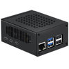 Picture of Metal Case for Raspberry Pi 5, Support Pi 5 Active Cooler, Space for Hats, Add-on Boards, Cooler, and NVMe Hats (Black)
