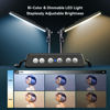 Picture of 2 Pack LED Video Light Kit, Scrhot 15W Photography Lighting Kit with 63" Tripod Stand, Studio Lights Dimmable 2800-8400K Panel Lighting for Video Recording/Game Live Streaming/Filming/YouTube/Podcast