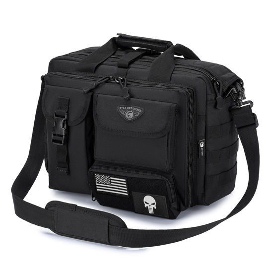 Picture of Stypos Tactical Messenger Bag, Tactical Briefcase for Man Military Laptop Bag Messenger Shoulder Bag