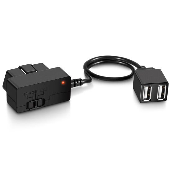 Picture of Constant Power Cable for Garmin Dash Cam, OBD-II Adapter Cable for Vehicles with Dual USB Ports, Supporting Multiple Parking Modes