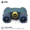 Picture of Nocs Provisions Standard Issue 10x25 Waterproof Binoculars, 10X Magnification, Bak4 Prism, Wide View Multi-Coated Lenses for Bird Watching, Hiking & Backpacking - Pacific Blue II