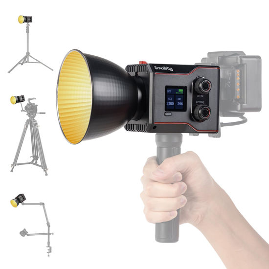 Picture of SmallRig RC 60B COB Video Light with Built-in 3400mAh Battery & Type-C PD Fast Charging, Handheld Bicolor LED Video Light for Shooting on The Move, Continuous Output Light RC 60B Lite Edition