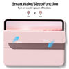 Picture of Kenke for iPad 10th Generation Case 2022 with Pencil Holder, iPad 10.9 Inch Case with Soft TPU Back Shell Hybrid Slim Trifold Stand Protective Cover Support Touch ID Auto Wake/Sleep (Pink)