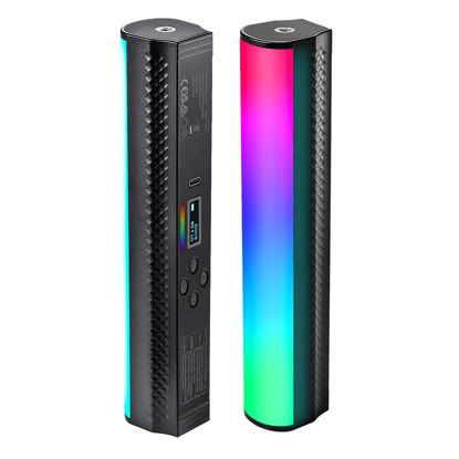 Picture of NEEWER RGB Light Wand, Magnetic Handheld Photography Video Light Stick, 2500K~8500K Dimmable CRI95+ Full Color LED Tube Light Bar with 2550mAh Battery, 17 Light Scenes for Vlog TikTok YouTube, TL20C