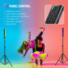 Picture of NEEWER RGB Light Wand, Magnetic Handheld Photography Video Light Stick, 2500K~8500K Dimmable CRI95+ Full Color LED Tube Light Bar with 2550mAh Battery, 17 Light Scenes for Vlog TikTok YouTube, TL20C