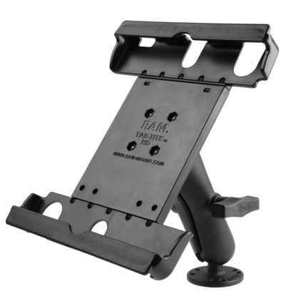 Picture of RAM MOUNTS Tab-Tite 9"-10.5" Tablet Holder with Flat Surface Drill-Down Mount RAM-138-TAB20U