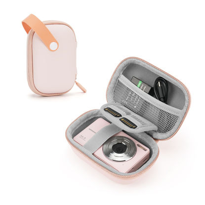 Picture of SQERO Camera Case for Digital Camera CAMKORY DC403 FHD 1080P/ KODAK PIXPRO FZ55/ FZ45/ Gavonde W08-C/STUOGYUM DC402-AF, Travel Carrying Case Bag
