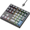 Picture of Kisnt Custom Mechanical Number Pad, QMK/VIA Programmable Wired Numpad, 34 Key Hot Swappable USB Numeric Keypad with PBT Keycaps RGB Backlit Number Pad for Laptop, MacBook,PC Desktop
