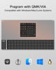 Picture of Kisnt Custom Mechanical Number Pad, QMK/VIA Programmable Wired Numpad, 34 Key Hot Swappable USB Numeric Keypad with PBT Keycaps RGB Backlit Number Pad for Laptop, MacBook,PC Desktop