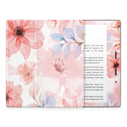 Picture of Tacky Design Floral Skin for Kindle Oasis Skin Decal, Pink Skin for Kindle Stickers, Premium Vinyl 3M Full Wrap for Kindle Skin Covers for (Kindle Oasis (10th Gen, 2019))