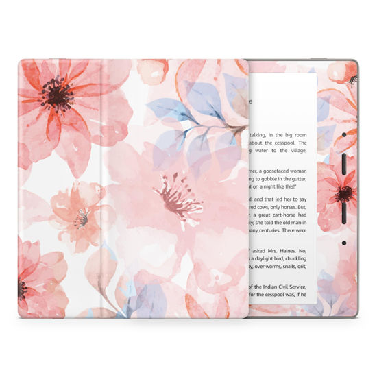 Picture of Tacky Design Floral Skin for Kindle Oasis Skin Decal, Pink Skin for Kindle Stickers, Premium Vinyl 3M Full Wrap for Kindle Skin Covers for (Kindle Oasis (10th Gen, 2019))