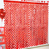 Picture of Valentines Day Decorations, 4 Pack Valentines Day Backdrop Garland, Red Heart Foil Fringe Tinsel Backdrop Streamer for Wedding Anniversary Birthday Valentines Party Decor