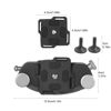 Picture of Heavy Duty Camera Backpack Waist Shoulder Strap Belt Quick Release Buckle Holder Clip Mount for DSLR Video Gopros Heros Insta360 One Camera Accessories (Silver)