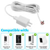 Picture of for Ring Camera Power Cord, Power Adapter Compatible with Ring Stick Up Cam 2nd/3rd Gen Battery/Plug in, Ring Spotlight Cam Battery, 16Ft Long Cable, Waterproof (2Pack)