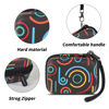 Picture of Digital Camera Case for CAMKORY/for VAHOIALD FHD 1080P/ for Kodak/for YISENCE for IWEUKJLO for Nsoela Kids Video Cameras Storage Holder for AbergBest for Polaroid for Canon and Cable (Jet Black)