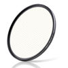 Picture of GREEN.L 82mm Gold Streak Effect Filter, Premium Optical Glass 360° Rotatable Anamorphic Flare Special Effects Lens Filter