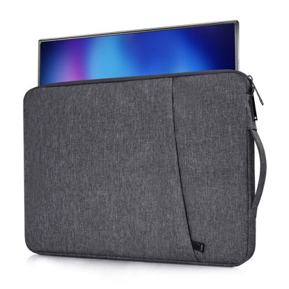 Picture of Portable Monitor Case for 18-18.5 Inch Most Large Portable Monitor UPERFECT InnoView VisonOwl Arzopa Protective Laptop Sleeve Storage Bag, Space Grey(17.5x11.8 Inch)