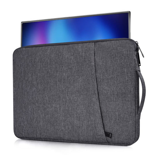 Picture of Portable Monitor Case for 18-18.5 Inch Most Large Portable Monitor UPERFECT InnoView VisonOwl Arzopa Protective Laptop Sleeve Storage Bag, Space Grey(17.5x11.8 Inch)