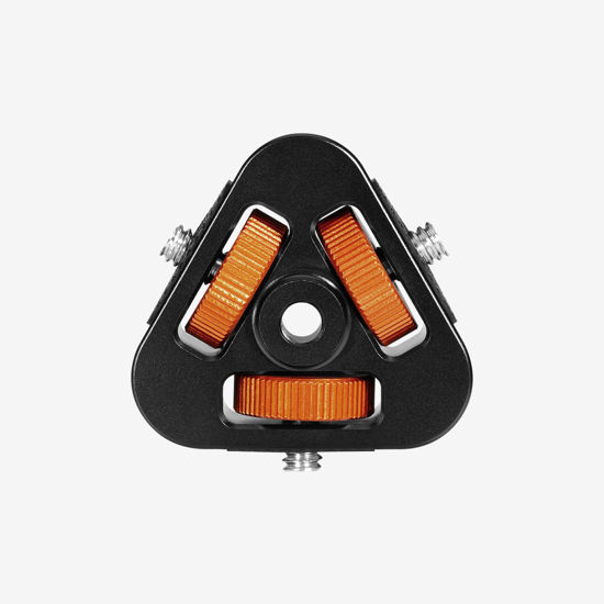 Picture of Suitable for Magic Wand RGB Light bar LED Video Light with Three universal1/4 Screws and a Universal 1/4" Screw Hole to Connect The Bracket to The Equator (Three-Sided Screws) (Three-Sided Interface)