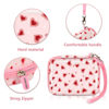 Picture of Digital Camera Case for CAMKORY/for VAHOIALD FHD 1080P/ for Kodak/for YISENCE for IWEUKJLO for Nsoela Kids Video Cameras Storage Holder for AbergBest for Polaroid for Canon and Cable (light pink)