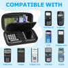 Picture of Hard Case Compatible with Texas Instruments TI-84 Plus CE/TI-84 Plus/TI-Nspire CX II CAS/TI-Nspire CX II/TI-83 Plus/Casio fx-9750GII Graphing Calculator, Storage Box with Bubble Protection-Black