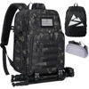 Picture of SDYSM Camera Backpack Bag Professional for DSLR/SLR Mirrorless Camera Waterproof 15.6 inch Tactical Camera Bags for Photographers with Rain Cover, Tripod Holder, Small Bag Photography Backpack Case