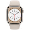 Picture of Apple Watch Series 8 (GPS + Cellular, 45MM) - Starlight Aluminum Case with M/L Starlight Sport Band (Renewed Premium)