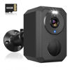 Picture of Uniter 2K Security Camera Wireless Outdoor Battery Powered, 2.4GHz WiFi, Waterproof Home Surveillance Systems with Phone app, Color Night Vision, Siren, Motion Sensor,2 Way Audio,SD Card