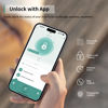 Picture of IRONZON Fingerprint Door Lock Smart Door Lock with Keypad Keyless Entry Door Lock with Handle for Home Hotel Office Apartment Bedroom