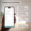 Picture of IRONZON Fingerprint Door Lock Smart Door Lock with Keypad Keyless Entry Door Lock with Handle for Home Hotel Office Apartment Bedroom