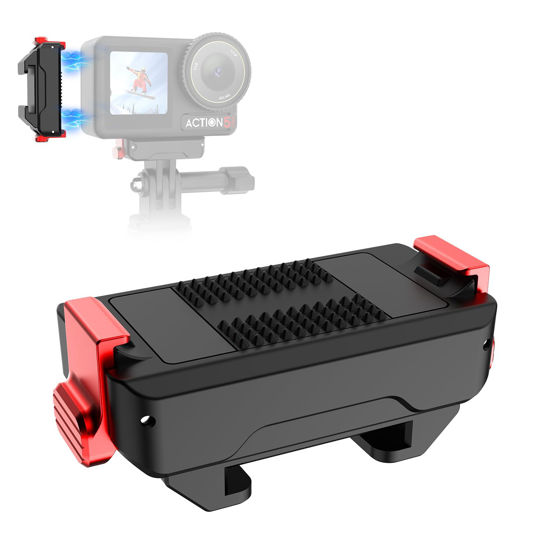 Picture of HAFOKO Osmo Action Cold Shoe Expansion Kit Compatible for DJI Osmo Action 5 Pro, Osmo Action 4, Osmo Action 3