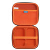 Picture of Anleo Hard Travel Case for SanDisk 500GB 1TB 2TB 4TB Extreme PRO Portable SSD (Black+Orange, Case for 2 Hard Drives)