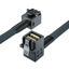 Picture of 10Gtek# Internal Mini SAS HD SFF-8643 to SFF-8643 Cable, Straight to Right Angle, 1-m