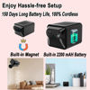 Picture of WKX W-A2 Wi-Fi Magnetic Wireless Cameras for Home Security, No WiFi Video Recorder with 64GB SD Card,150 Days Long Battery Life,Night Vision,Motion Detection,Cloud Storage for Car,Pet,Baby & More