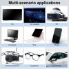 Picture of Selens 4Pcs Extra Large Microfiber Cleaning Cloths 16x16inch White Microfiber Screen Cleaning Cloth for TV, Car Navigator, VR,Computers,Electronics,Eyeglasses, Car Windows & More