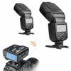 Picture of Godox 2X TT600 HSS 2.4G Wireless Master/Slaver Flash Speedlite & Receiver Godox X2T-N Remote Trigger Transmitter Kit Built-in Godox X System Compatible for Nikon Cameras
