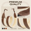 Picture of C Coiro Padded Genuine Leather Camera Strap, Shoulder Strap or Neck Strap for DSLR/SLR, Brown