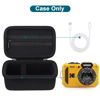 Picture of Canboc Carrying Case for KODAK PIXPRO WPZ2 Rugged Waterproof Digital Camera, Underwater Photography Camera Bag, Mesh Pocket fits USB Cable, Battery, Adapter, Black (Case Only)