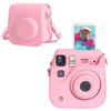 Picture of CAIYOULE Camera Case for Fujifilm Instax Mini SE/7+/7s/7c Instant Film Camera Protective Bag with Adjustable Shoulder Straps，No Camera，Pink