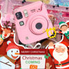 Picture of CAIYOULE Camera Case for Fujifilm Instax Mini SE/7+/7s/7c Instant Film Camera Protective Bag with Adjustable Shoulder Straps，No Camera，Pink