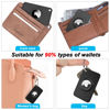 Picture of 2-Pack Airtag Wallet Holder - Silicone Slim Airtag Card Holder for Apple Airtag - Ultra-Thin Air Tag Cardholder for Purses, Handbags, Backpack Wallets & Clutch Bags