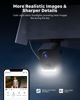 Picture of PEEIPM Security Cameras Wireless Outdoor: Solar Power Cameras for Home Security WiFi Battery Seguridad Camara System Kit Surveillance Monitor with Motion Sensor Flood Light Alarm & Color Night Vision