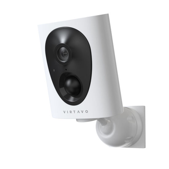 Picture of virtavo VistaFlask 2K Security Cameras Wireless Outdoor, Battery Powered, AI Motion Detection, for Home Security, Starlight Lens for Colorful Night Vision, 2-Way Audio, Weatherproof, Cloud/SD Storage