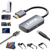 Picture of LIVIN 𝟐𝟎𝟐𝟓 𝐔𝐩𝐠𝐫𝐚𝐝𝐞 HDMI to USB C Adapter Portable Monitor, AR Glasses XREAL One、Air 2 Pro/VITURE Pro/RayNeo Air 2s/Rokid, 4K@60Hz HDMI to Type C Laptop,Switch,ROG Ally,Steam Deck,PS4/5,Xbox